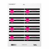 スペードのピンクのエース ラベル (フルシート)