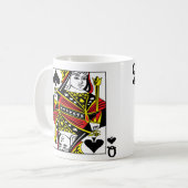 スペードのマグの女王 コーヒーマグカップ (正面左)