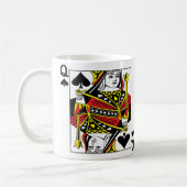 スペードのマグの女王 コーヒーマグカップ (左)
