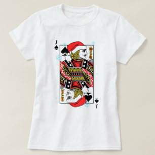 スペードのメリークリスマスジャック Tシャツ