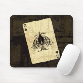 スペードのレトロのエース マウスパッド (マウス)