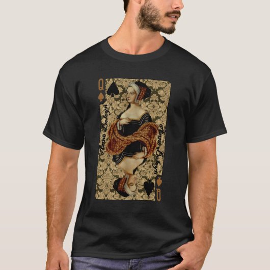 スペードのワイシャツの女王 Tシャツ (正面)