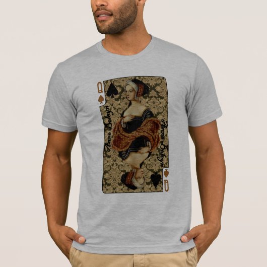 スペードのワイシャツの女王 Tシャツ (正面)