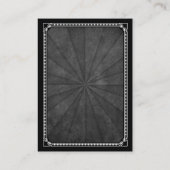 スペードのヴィンテージのエース 名刺 (裏面)