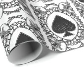 スペードの包装紙のエース ラッピングペーパー (ロールコーナー)