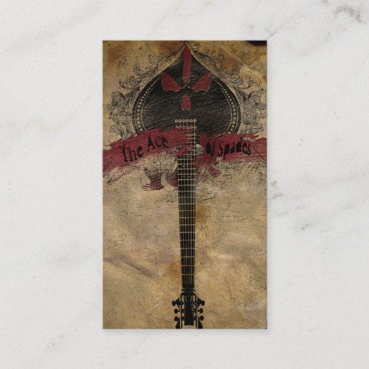 スペードの名刺のエース 名刺 (正面)