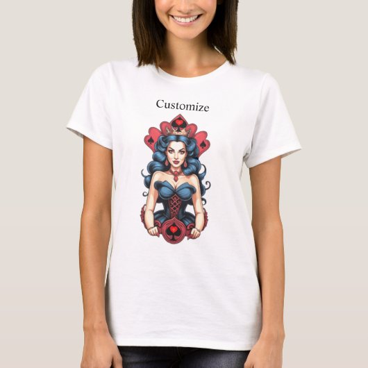 スペードの女王サンダーカーヴ Tシャツ (正面)
