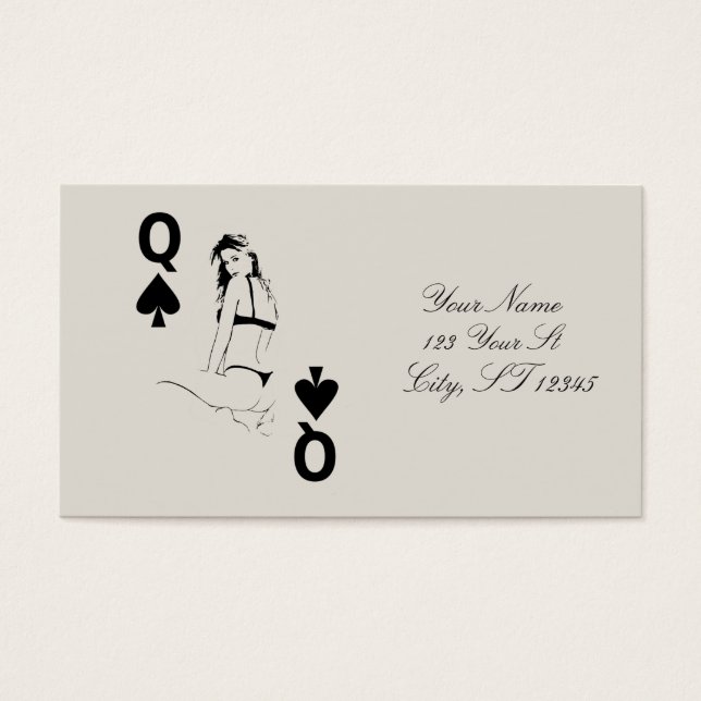 スペードの女王ビキニの女の子サンダー_コーブ (正面)