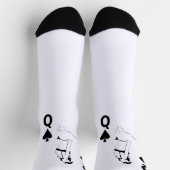 スペードの女王ビキニガールサンダーの入り江 ソックス (上部)