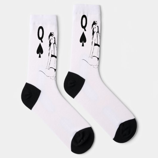 スペードの女王ビキニガールサンダーの入り江 ソックス (右)
