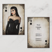 スペードの女王-名刺 名刺 (正面/裏面)