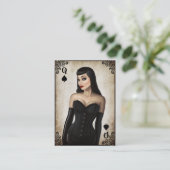 スペードの女王-名刺 名刺 (スタンド正面)