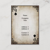 スペードの女王-名刺 名刺 (裏面)