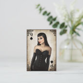 スペードの女王-名刺 名刺 (スタンド正面)