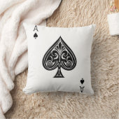 スペードの枕のエース クッション (ブランケット)