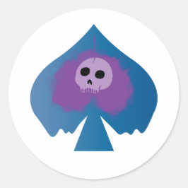 スペードの毒エース ラウンドシール