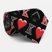 スペードの王、ハートの服装の王 ネクタイ (ロール)