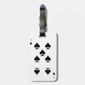 スペードの7 ラゲッジタグ (裏面縦)
