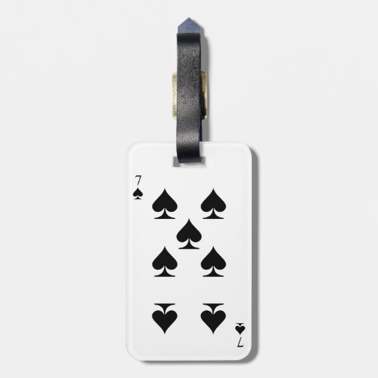 スペードの7 ラゲッジタグ (裏面縦)