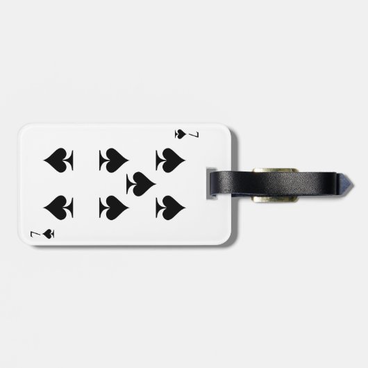 スペードの7 ラゲッジタグ (裏面横)