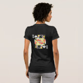 スペードのTシャツの女王 Tシャツ (裏面フル)