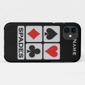 スペードカスタムプレイヤーiPhone 5ケースメイト Case-Mate iPhoneケース (裏面(横))