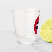 スペードカードゲームルームショットグラスショット ショットグラス (左)