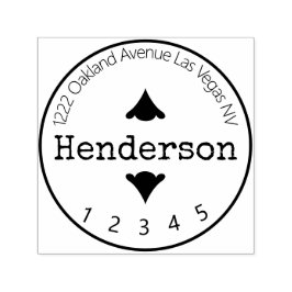 スペードシンボル特殊エリート文字 セルフインキングスタンプ