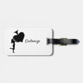 スペードズのクイーンホールディングブラックエースサンダー_コーブ ラゲッジタグ (裏面横)