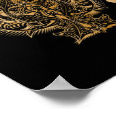 スペードトランプのポーカーエースカジノ ポスター (角)