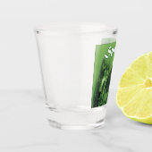 スペードトランプのポーカー選手 ショットグラス (左)