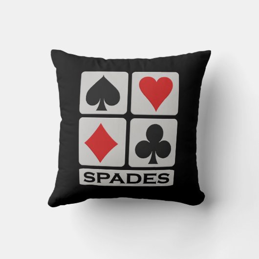 スペードプレイヤー装飾用クッション クッション (裏面)