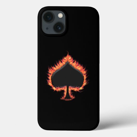 スペード炎 Case-Mate iPhoneケース (裏面)