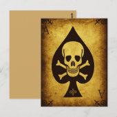 スペード葉書の死 ポストカード (正面/裏面)