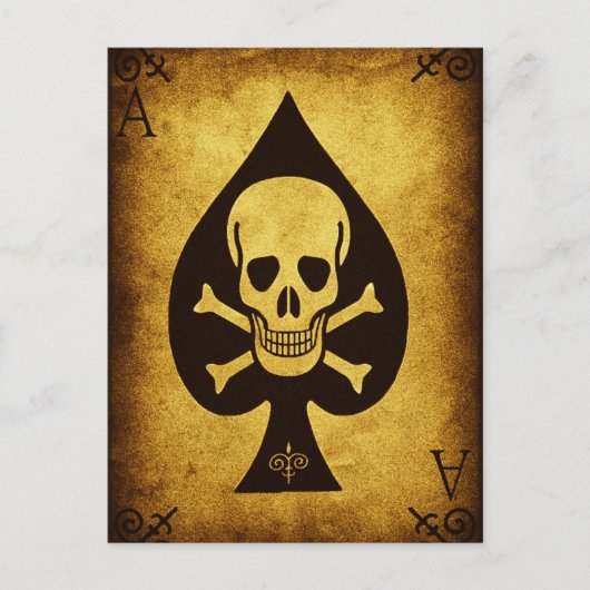 スペード葉書の死 ポストカード (正面)