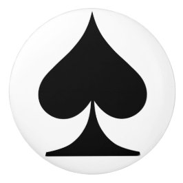 スペード遊のカード形状 セラミックノブ