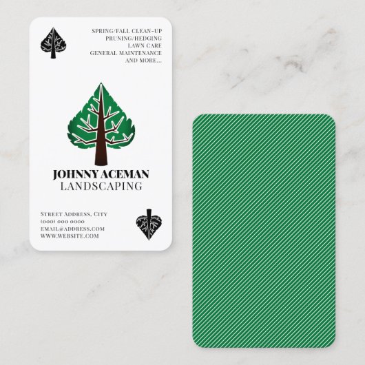 スペード遊の名刺  名刺 (正面/裏面)