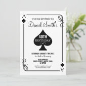 スペード遊ズカード誕生日エースベガスカジノ 招待状 (スタンド正面)