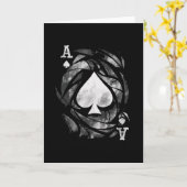 スペード カード (黄色い花)