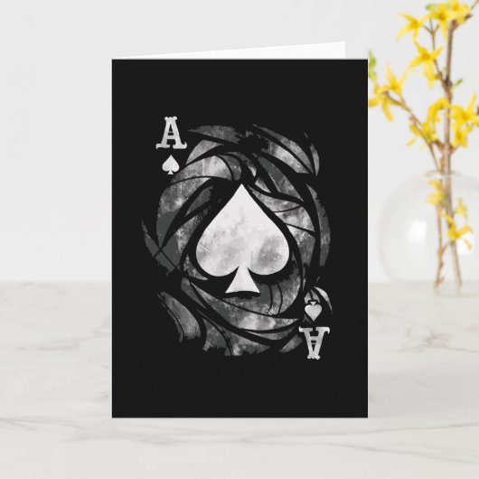 スペード カード (黄色い花)