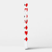 スペード、ダイヤモンド、クラブ、ハートカードが幸運 Case-Mate iPhoneケース (裏面 / 左)