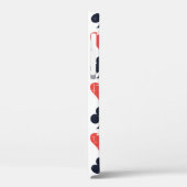 スペード，ダイヤモンド，ハート，クラブパターン Case-Mate iPhoneケース (裏面 / 左)