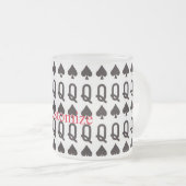 スペード フロストグラスマグカップ (正面右)