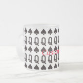 スペード フロストグラスマグカップ (正面左)