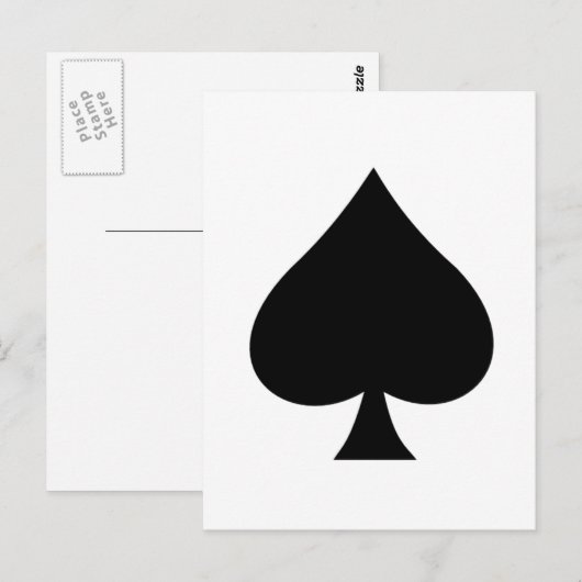 スペード ポストカード (正面/裏面)