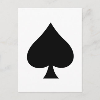 スペード ポストカード