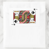 スペード 長方形シール (バッグ)