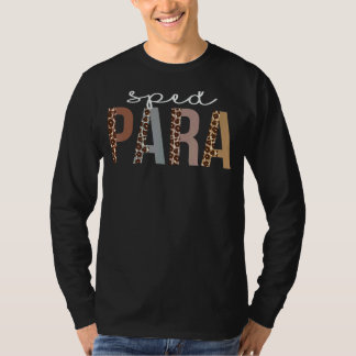 スペードPara Leopard女性の仕事に対する感謝 Tシャツ