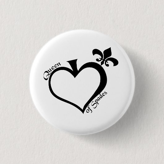スペードsmボタンの女王 缶バッジ (正面)