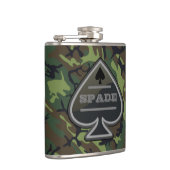 スペーパーソナライズされたド迷彩柄 フラスク (右)